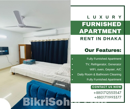 Live Bigger 3BHK Furnished Apartments in Bashundhara R/A!